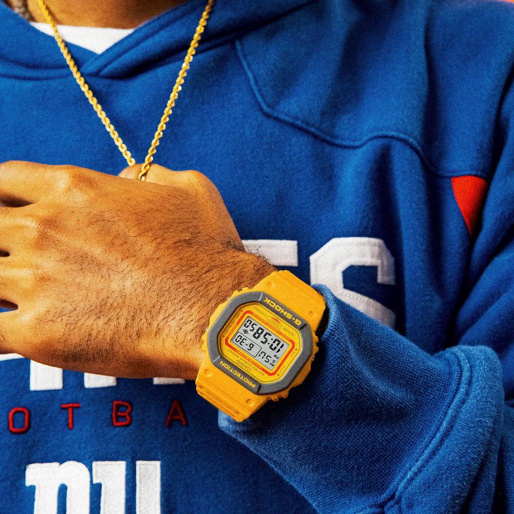 Casio Мужские часы G-SQUAD Series Желтые DW-5610Y-9PR DW-5610Y-9PR