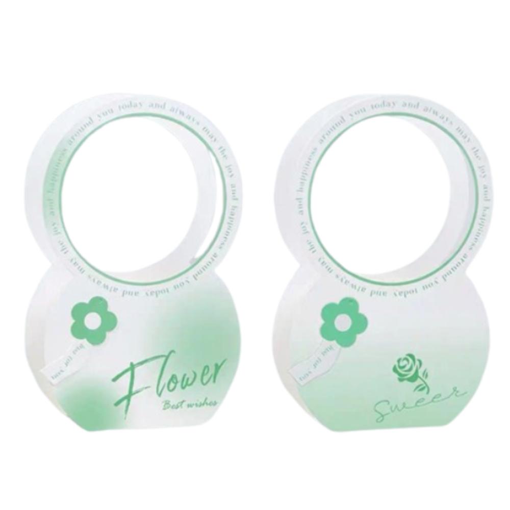 2pcs Foldable Handheld Flower Box Paper Gift Packaging Boxes Flower Arrangement Box  Room Decor