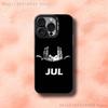 Чехол для телефона от рэпера J-JUL для iPhone 17,16,15,14,13,12,11,Pro,Max,Plus,E,Air,Mini Черный ТПУ Чехол