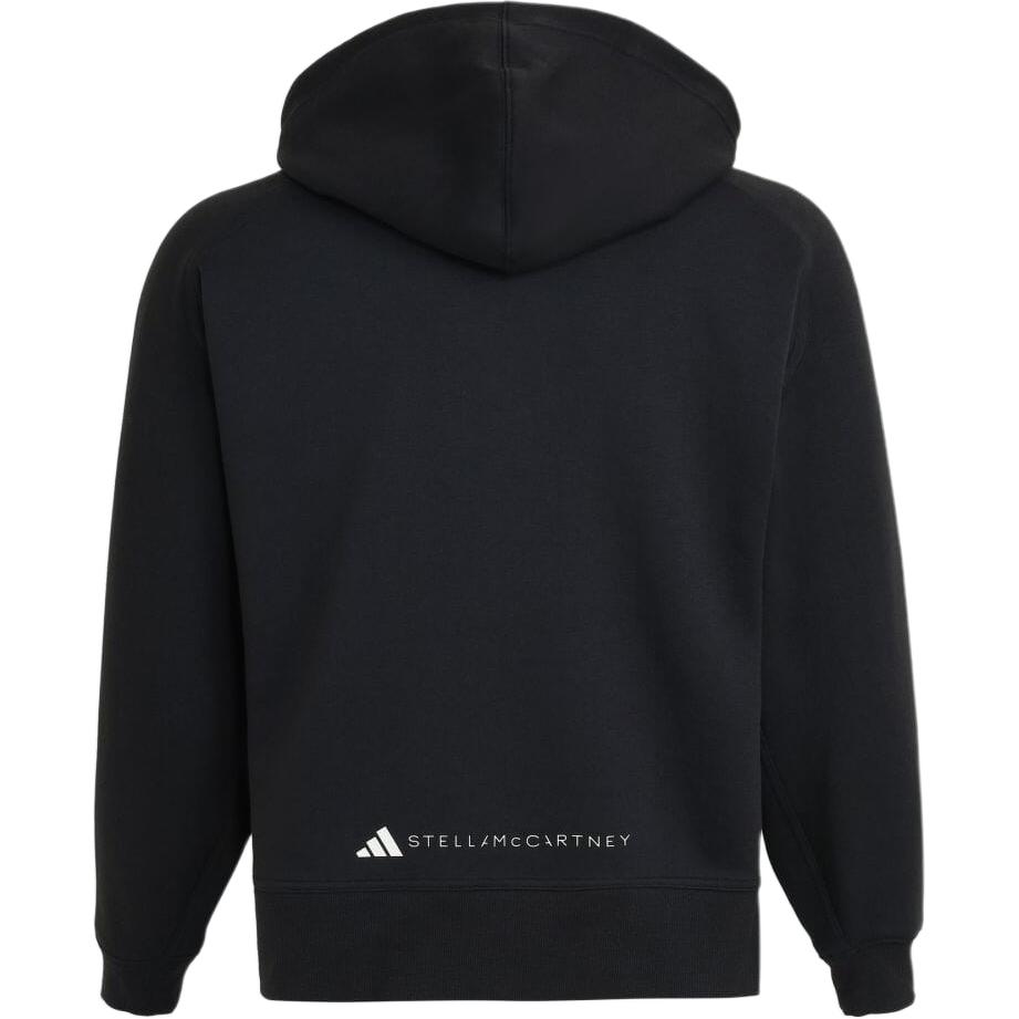 adidas Stella McCartney однотонная свободная удобная куртка с длинным рукавом на молнии с капюшоном, женская куртка черного цвета JF6337