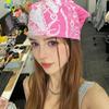 Retro European American Style Headscarf Early Ancient Sweet Cool Sexy Hair Towel Hip Hop Cycling Square Scarf Photo Props Hair Band Decoration