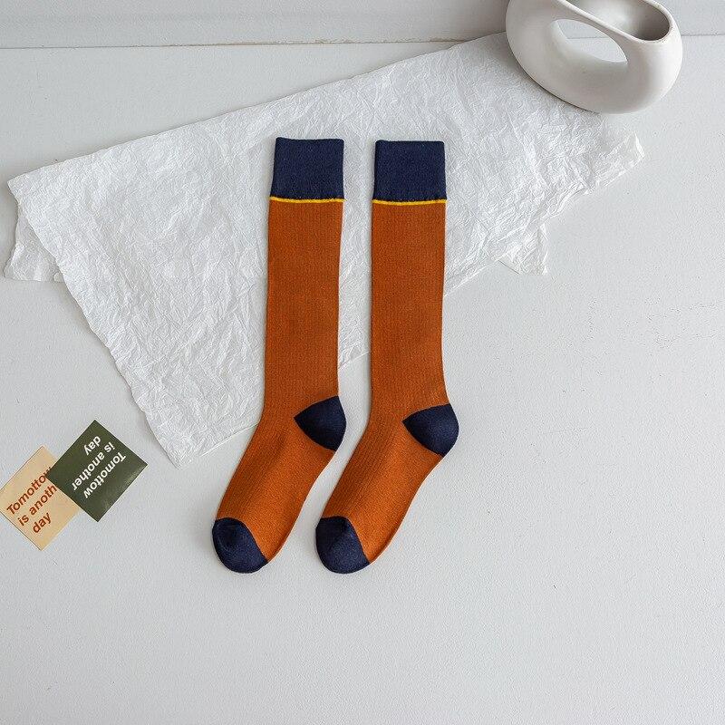 Plaid Girls Women Stockings Long Socks Autumn Winter Warm Thigh High Socks Japan Style Students Over Knee Socks Stocking Leg Sox