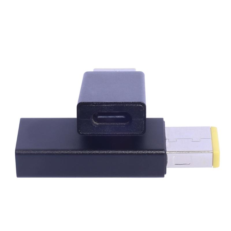 Адаптер-конвертер USB C для быстрой зарядки в квадратный порт, преобразователь Type C в PD100W, легко подключайте несколько устройств
