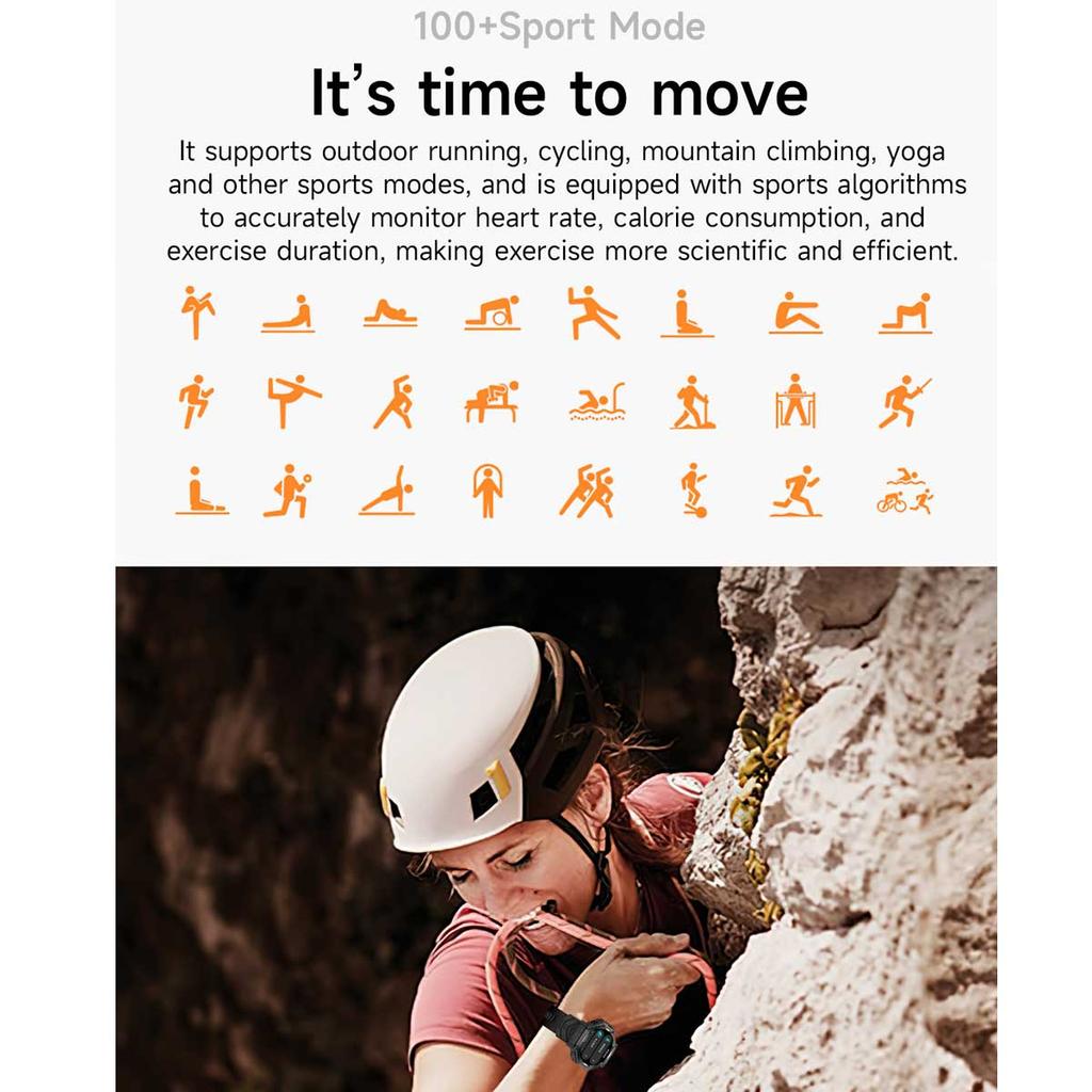 2025 Новые Спортивные Смарт-часы для улицы GPS AMOLED Мониторинг сердечного ритма Светодиодный фонарик Звонки по Bluetooth Водонепроницаемость 3 АТМ Смарт-часы