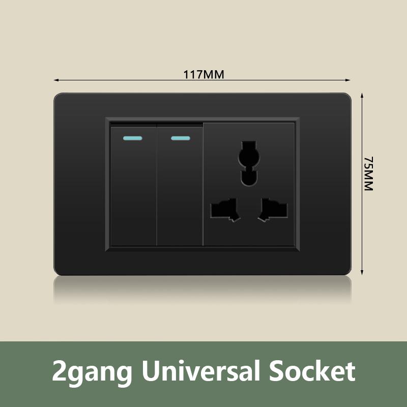 Электрическая розетка европейского корейского стандарта 220 В настенный светильник выключатель питания с USB Type-C 20 Вт интеллектуальная розетка для быстрой зарядки ПК панель ТВ ТЕЛ