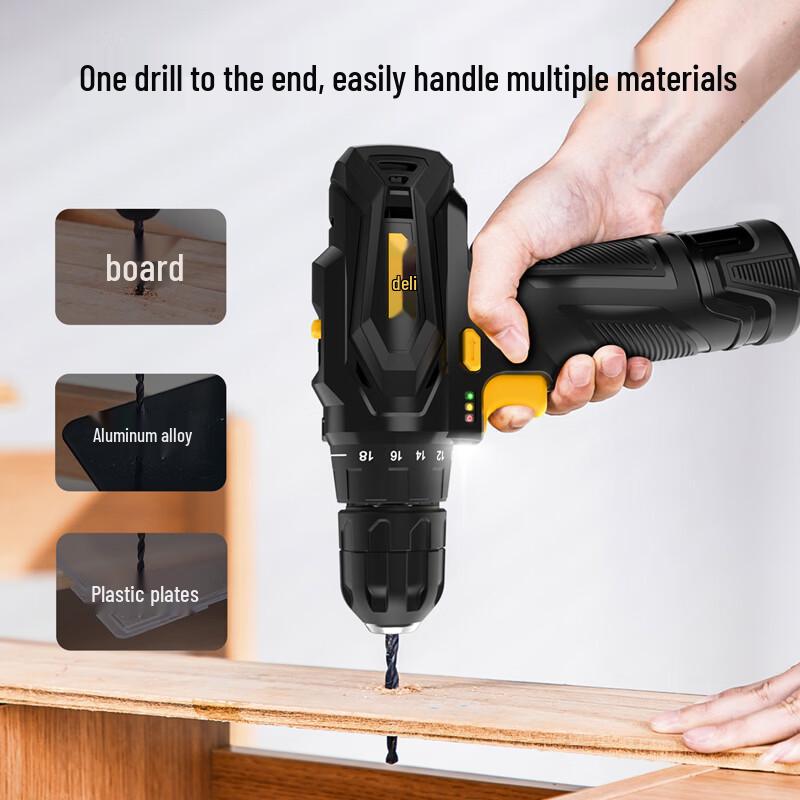 deli DL1028L Lithium Electric Drill Tool Set CN plug (adapter included)