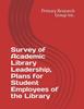 Survey of Academic Library Leadership, Plans for Student Employees of the Library