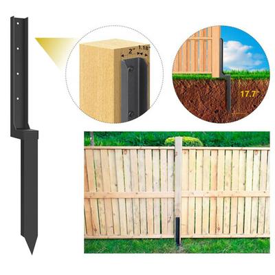 Комплект для ремонта столбов ограждения Yousheng Легкая установка Сверхпрочная стальная колонна для повышенной устойчивости Комплект для усиления столбов ограждения