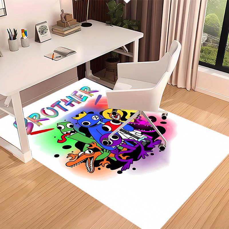 Rainbow Friends3 Printed Absorbent Washable Carpet, Non-Slip Bathroom Mats, Kitchen Rugs, Yoga Mat,Living Room Entrance, Camping Picnic Rugs