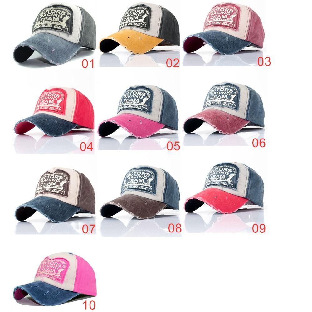 Patchwork Baseball Caps Fashion Letter Hip Hop Hat Dad Hats Snapback Hat Men Women