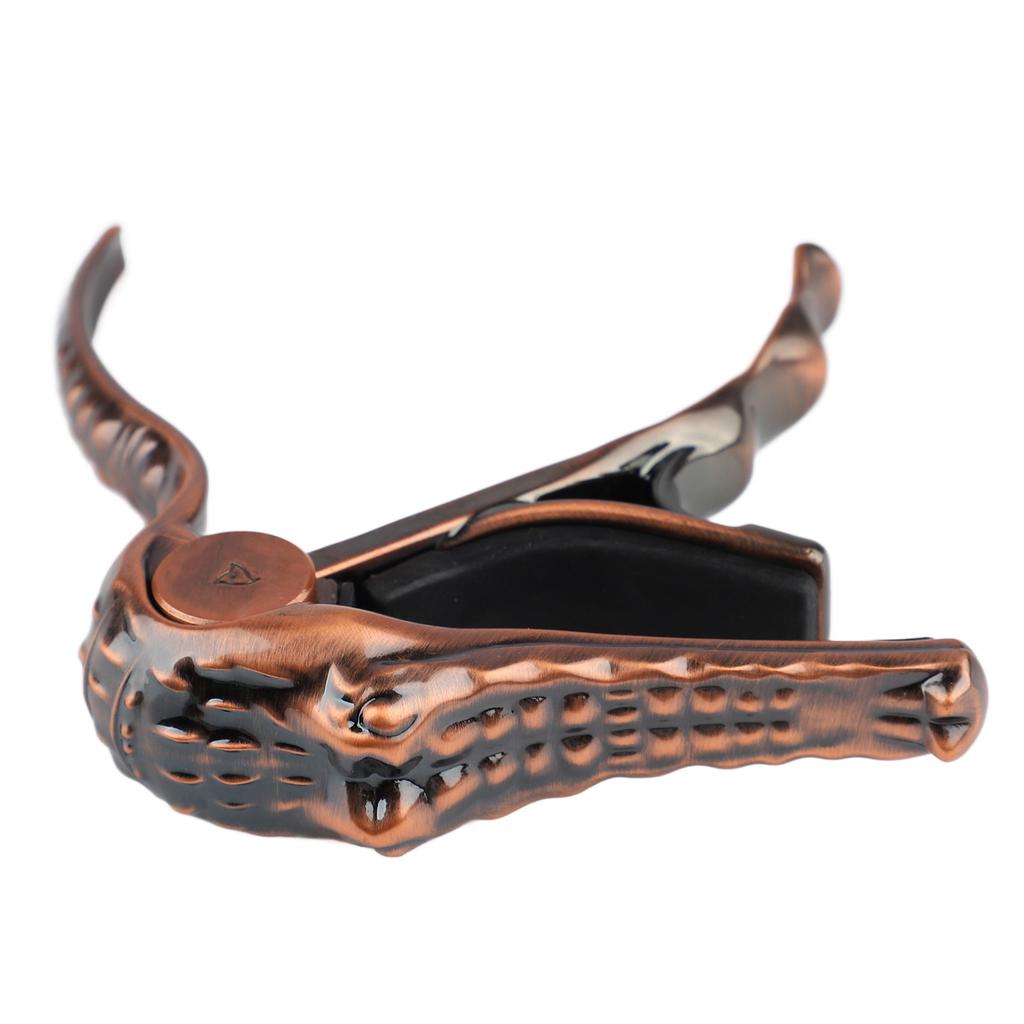 Каподастр для гитары из цинкового сплава, бронза, аэродинамическая структура, каподастр для электроакустической гитары