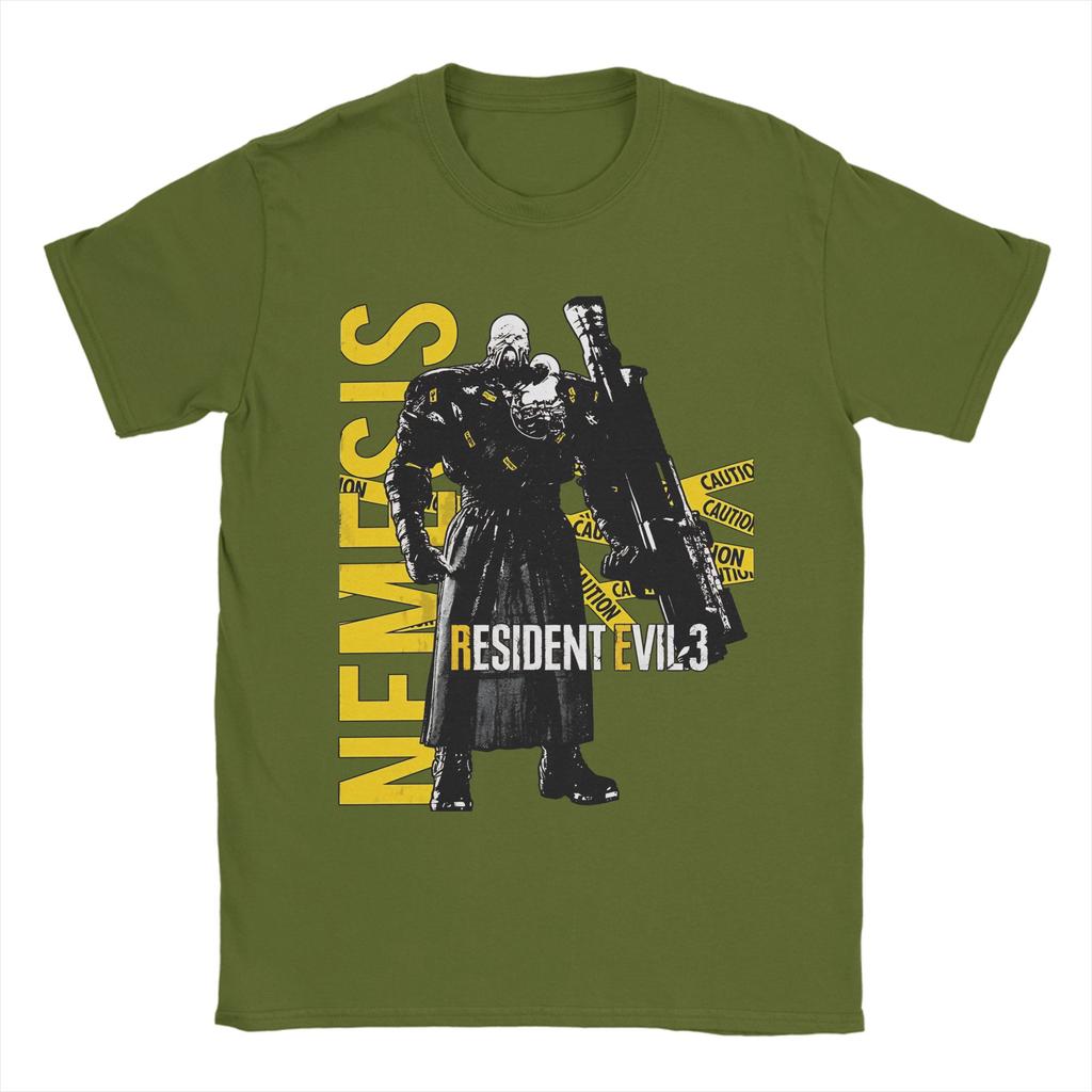 R3MAKE NEMESIS Residents Evils T Shirts for Men Cotton Funny TShirt Round Neck Tee Shirt Short Sleeve Clothes Summer