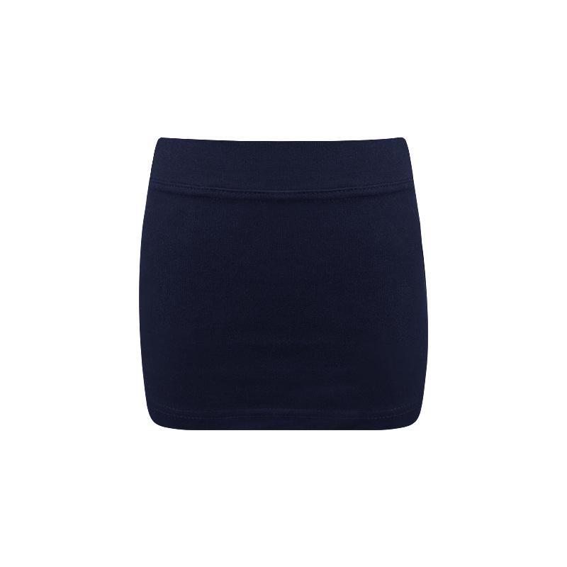 Женская черная мини-юбка с высокой талией 2024 года — сексуальная, обтягивающая и эластичная на весну