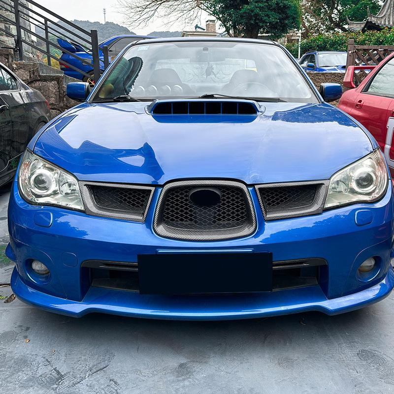 Для Subaru Impreza WRX STI 9-го поколения 2006-2007 Автомобильная решетка радиатора Решетка на капот Спортивная решетка бампера Внешние аксессуары