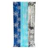 1-10PCS Snowflake Tinsel Curtain Christmas EveParty DecorationMetallic Foil Fringe Backdrop for BirthdayWeddingPhotography Props