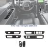 6x Window Lift Adjust Switch Trim & Gear Shifter Head Cover for Ford F150 09-14