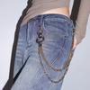 Панк поясные цепи, цепи для брюк в стиле хип-хоп с шипами, ретро металлические ремни для брюк, украшение для сумок и одежды, рок-стиль