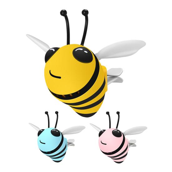 Realistic Car Air Freshener Convenient ABS Bee Shape Magnetic Car Interior