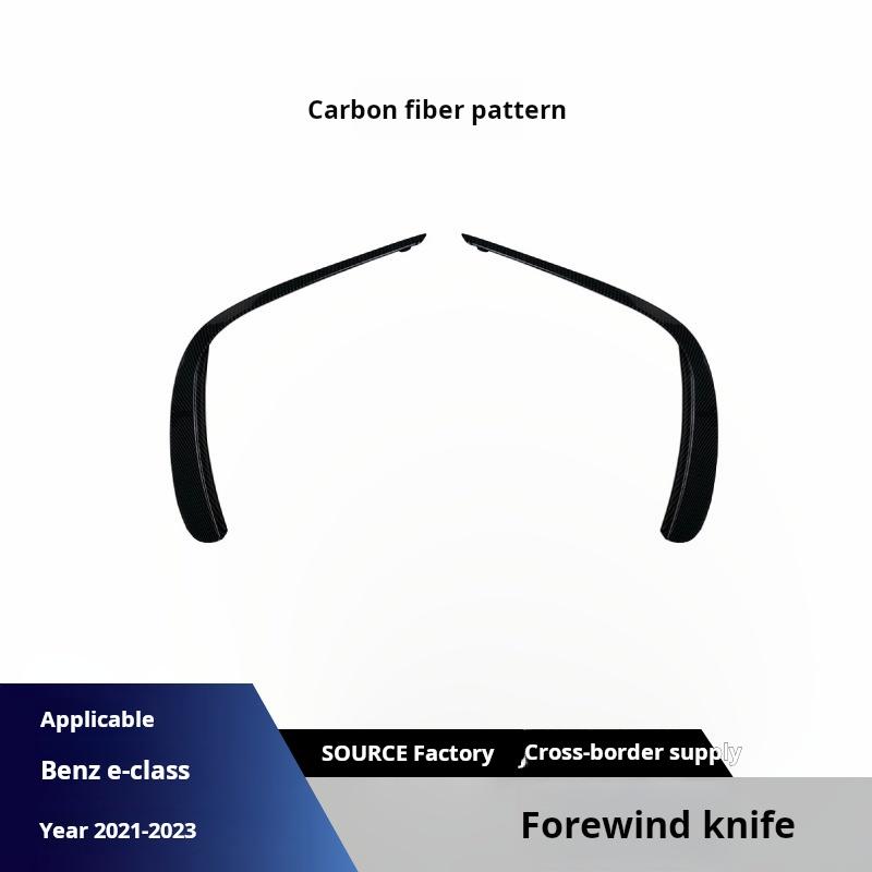 For Mercedes-Benz E-Class W213 C238 E260 E300 E53  + AMG Front Air Knife Grille Modification Body Kits Cars Accessories