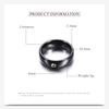 Ceramic Ring Fashion Men and Women Trend Couple Rhinestone Ring Jewelry