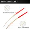 10pcs/lot 18cm Peacock Feather Float Fishing Float Bobber with Rings for Fishing Floating Floats