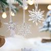 Delicate Acrylic Snowflakes Perfect for Christmas Tree and Window Hanging