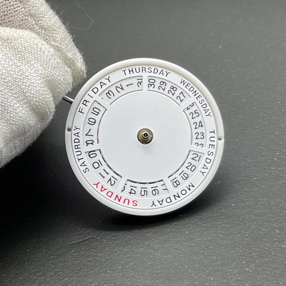 Genuine Miyota 8285 Automatic Mechanical Movement Mod Day-Date Watch Mechanism with Week At 12:00/Date At 3:00 O'clock 21 Jewels