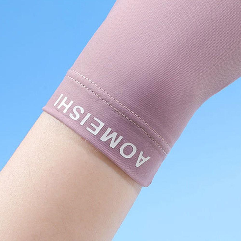 New Breathable Outdoor Riding Sunscreen Gloves Women Half-finger Gloves Touch Screen Gloves