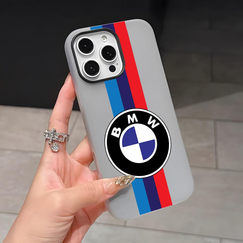 Чехол для телефона с логотипом мотоцикла B-BMW для IPhone 17 Air 16 E 15 14 Plus 13 12 11 Pro Max 2 Мягкий матовый Конфетный Прозрачный Желейный 2-в- vhpx10