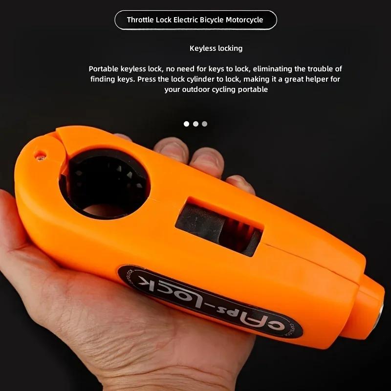 Сверхпрочный противоугонный замок рычага тормоза для велосипедов, скутеров и мотоциклов - Прочный ABS, Легкий в переноске дизайн, Замки ротора тормоза