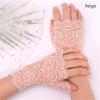Fashion Half Finger Dance Lace Gloves Short Gloves Driving Gloves Fingerless Mittens