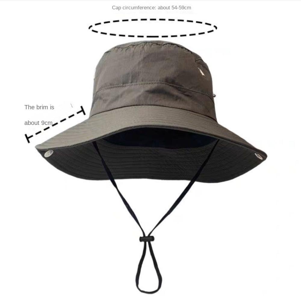 Anti-UV Fishing Cap Anti-Sun Beach Hat Fashion Bucket Hat Gift
