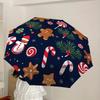 1pc Cookies Automatic Folding Umbrella, Heavy-Duty 8-Rib Construction, Perfect for Everyday yy251114130