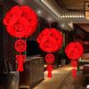 Удача нетканый материал Новогодний декор весенний фестиваль реквизит подвесной кулон фестиваль фонарь