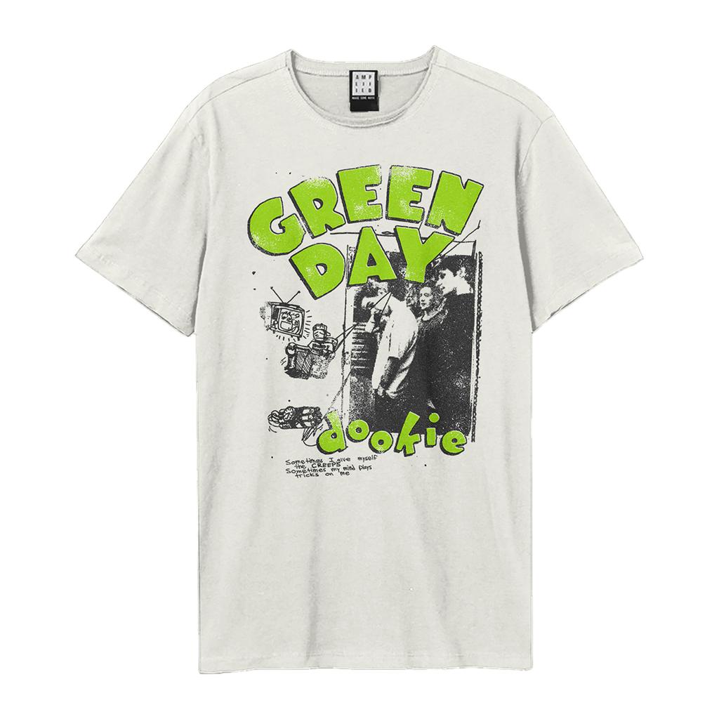 Amplified Футболка унисекс для взрослых Dookie Sketch Green Day