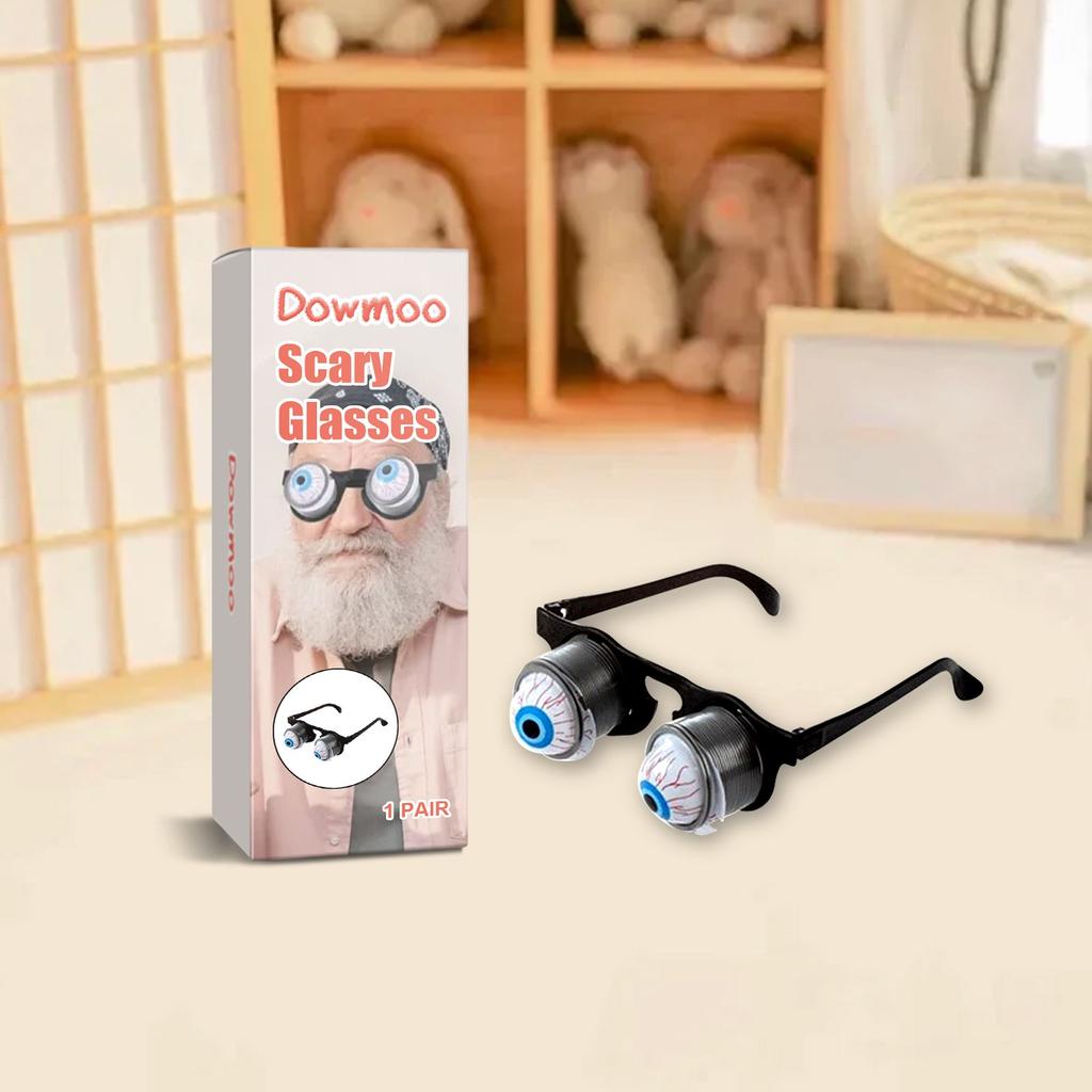 Смешные очки Хэллоуин Страшные очки для глаз Веселые весенние очки для глаз Очки с отвисающими глазами Солнцезащитные очки для костюмированной вечеринки Подарочные очки для глаз