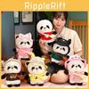 Adorable Plush Panda Toy With Cute Outfits And Stylish Shoulder Bag For Kids