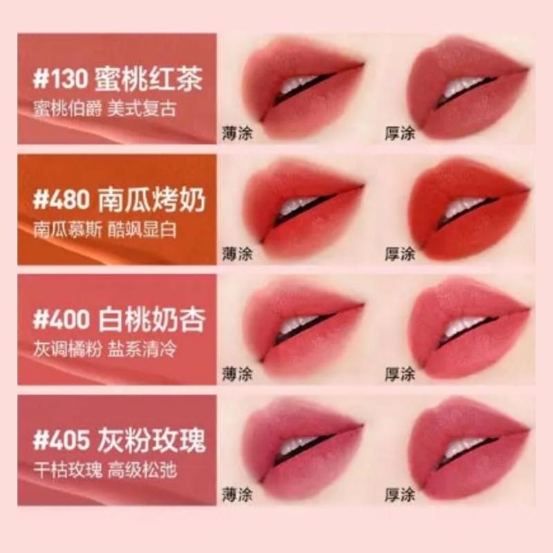 Maybelline Глянцевая матовая стойкая цветная помада-блеск для губ Kissing Stick - 130N Персиковый черный чай Без оригинальной упаковки