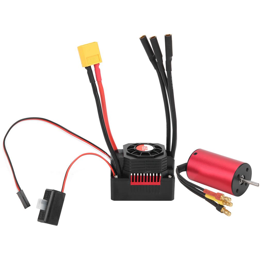 Бессенсорный бесколлекторный двигатель SURPASSHOBBY RC 4 полюса 2845 3800KV+45A Водонепроницаемый регулятор скорости Адаптер XT60 для