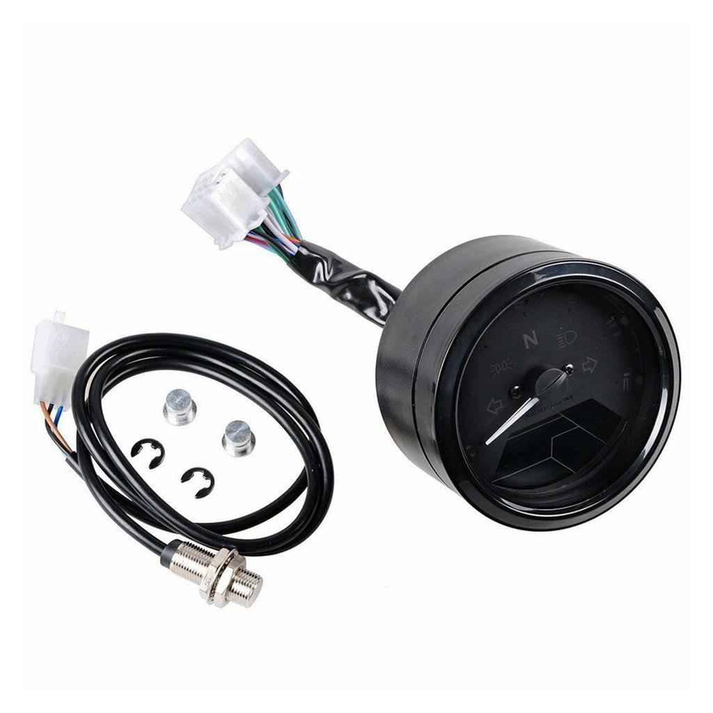 12000RPM 6 Gear Universal Motorcycle LCD Digital 199km/h Speedometer Odometer Backlight Motorcycle