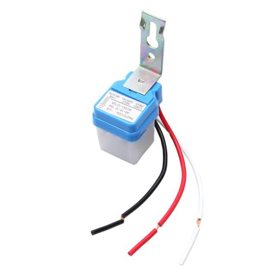 DC 12V 24V AC 110V 220V 50-60Hz Автоматический выключатель света с датчиком освещенности, фотореле