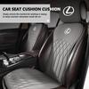 For Lexus Leather Car Seat Cushion Breathable Headrest Seat Protect Mat Accessories UX250h RX450h RX300 GX470 CT200h RX400h AEU1