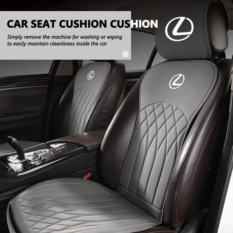 For Lexus Leather Car Seat Cushion Breathable Headrest Seat Protect Mat Accessories UX250h RX450h RX300 GX470 CT200h RX400h AEU1