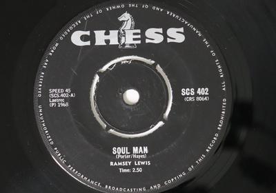 7-дюймовая пластинка РАМСИ ЛЬЮИС Soul Man Struttin Lightly SCS402 CHESS 1968 UK Джаз Б/У