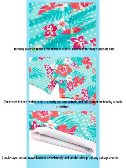 Купальник с длинным рукавом для девочек с единорогом - Защита от солнца, быстросохнущая купальная одежда для детей