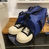 Travel Bag Large Capacity Fitness Travel Bag Sports Luggage Bag Separation Shoes Bags Dry Wet Separation Student Storage Bag