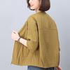 Spring 2025 Women's Pleated Short Jacket - Slimming, Loose, Stylish Outerwear