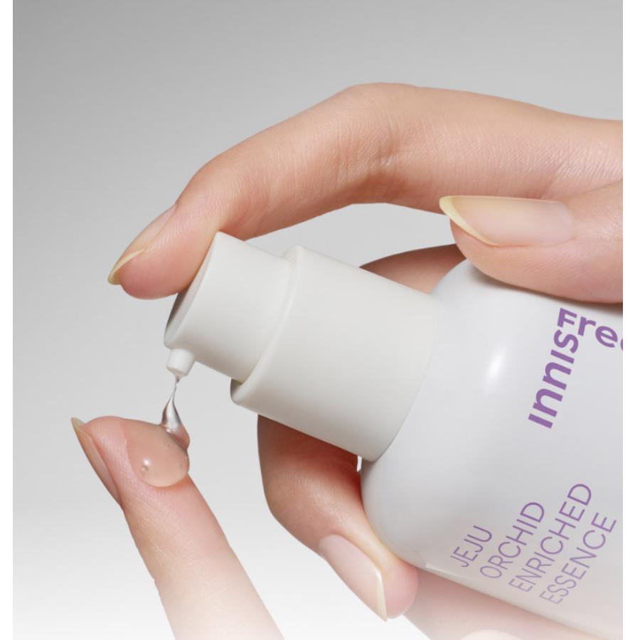 Innisfree Jeju Orchid Enriched Essence 50 мл Антивозрастная увлажняющая сыворотка для гладкой, упругой кожи