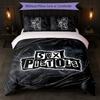 Sex Pistols Print 3Pcs Bedding Set Duvet Cover With Two Pillowcases Soft Bed Linen For Household Bedroom