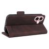 For iPhone 16 Case Hardware Decor Leather Phone Cover Card Holder Slots